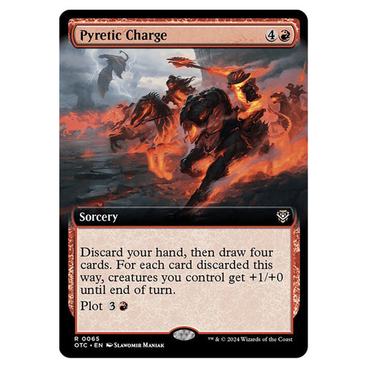 Magic The Gathering - Outlaws of Thunder Junction - Commander - Pyretic Charge - 0065