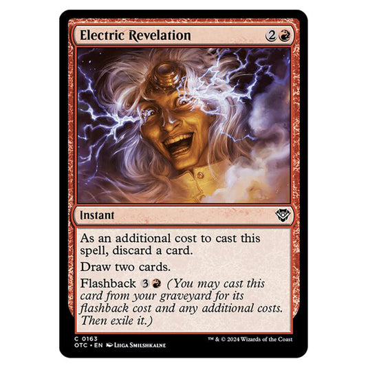 Magic The Gathering - Outlaws of Thunder Junction - Commander - Electric Revelation - 0163