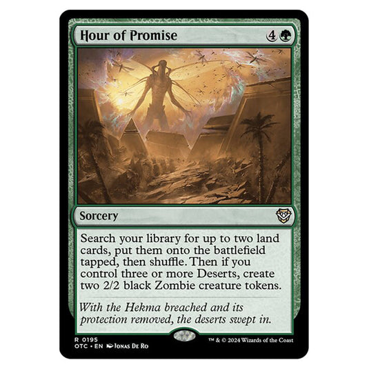Magic The Gathering - Outlaws of Thunder Junction - Commander - Hour of Promise - 0195