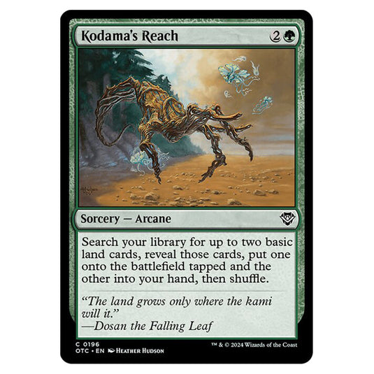 Magic The Gathering - Outlaws of Thunder Junction - Commander - Kodama's Reach - 0196