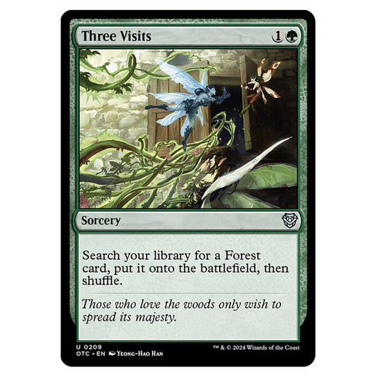 Magic The Gathering - Outlaws of Thunder Junction - Commander - Three Visits - 0209