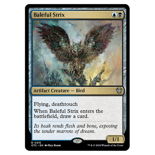 Magic The Gathering - Outlaws of Thunder Junction - Commander - Baleful Strix - 0215