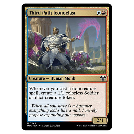 Magic The Gathering - Outlaws of Thunder Junction - Commander - Third Path Iconoclast - 0244