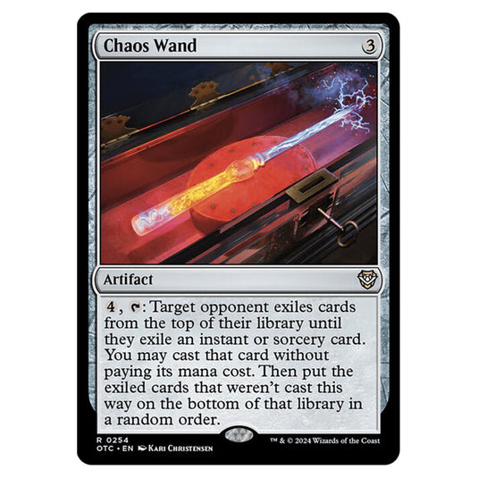 Magic The Gathering - Outlaws of Thunder Junction - Commander - Chaos Wand - 0254