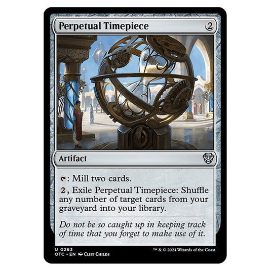 Magic The Gathering - Outlaws of Thunder Junction - Commander - Perpetual Timepiece - 0263