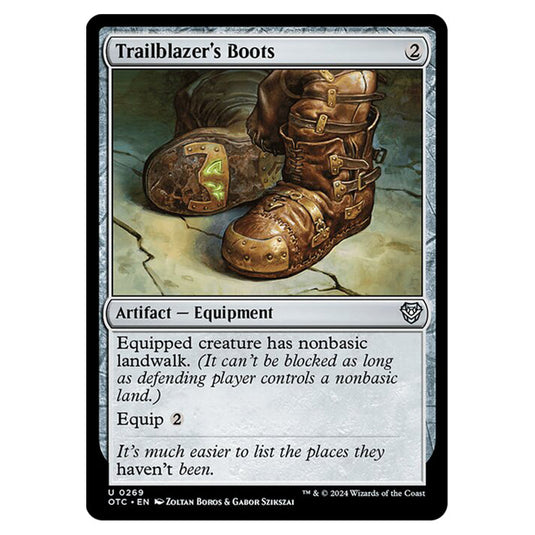 Magic The Gathering - Outlaws of Thunder Junction - Commander - Trailblazer's Boots - 0269