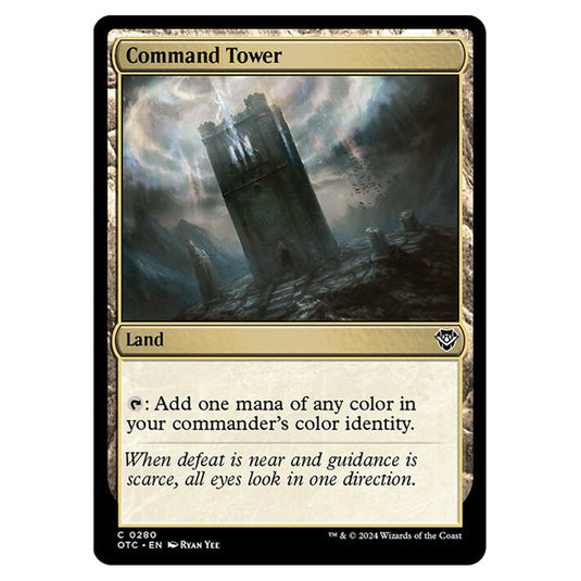 Magic The Gathering - Outlaws of Thunder Junction - Commander - Command Tower - 0280