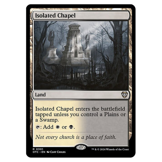 Magic The Gathering - Outlaws of Thunder Junction - Commander - Isolated Chapel - 0301