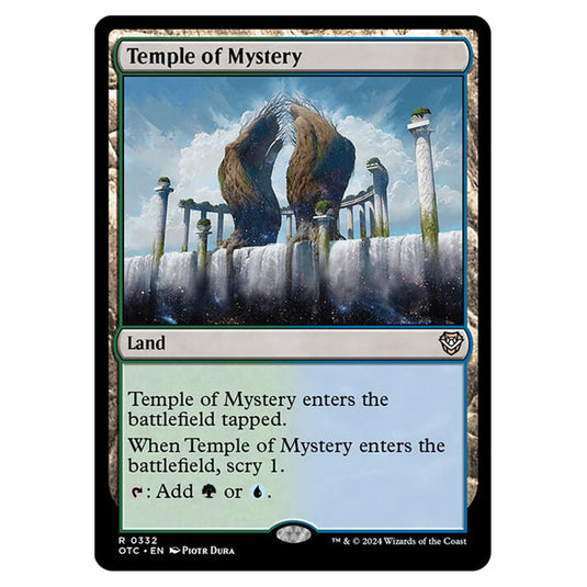 Magic The Gathering - Outlaws of Thunder Junction - Commander - Temple of Mystery - 0332