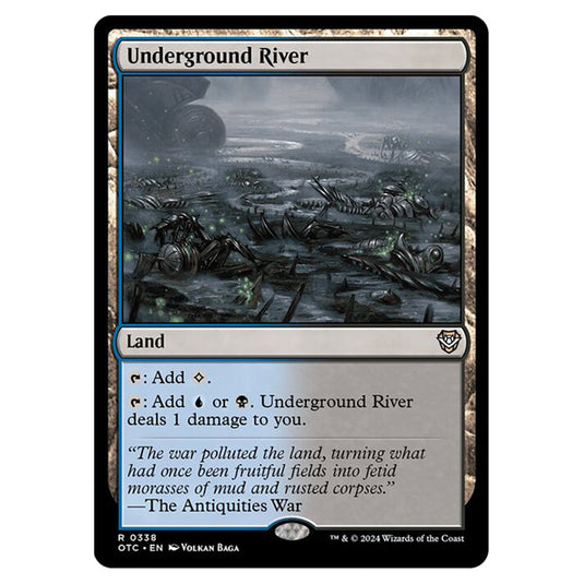 Magic The Gathering - Outlaws of Thunder Junction - Commander - Underground River - 0338
