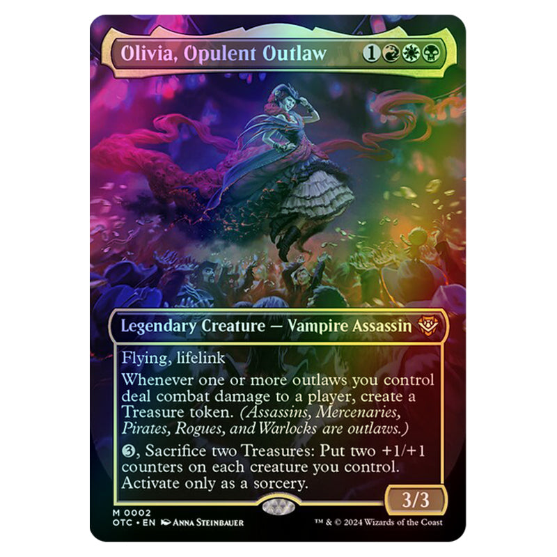 Magic The Gathering - Outlaws of Thunder Junction - Commander - Olivia, Opulent Outlaw Magic The Gathering - Outlaws of Thunder Junction - Commander - Olivia, Opulent Outlaw