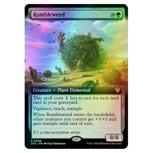 Magic The Gathering - Outlaws of Thunder Junction - Commander - Rumbleweed - 0068 (Foil)