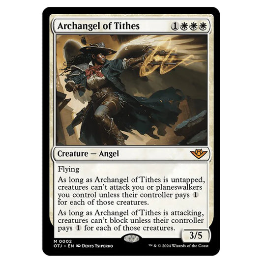 Magic The Gathering - Outlaws of Thunder Junction - Archangel of Tithes - 0002