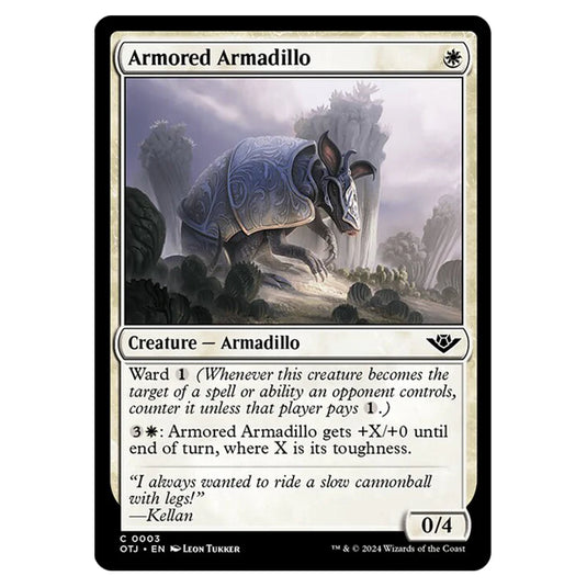 Magic The Gathering - Outlaws of Thunder Junction - Armored Armadillo - 0003