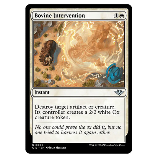 Magic The Gathering - Outlaws of Thunder Junction - Bovine Intervention - 0006