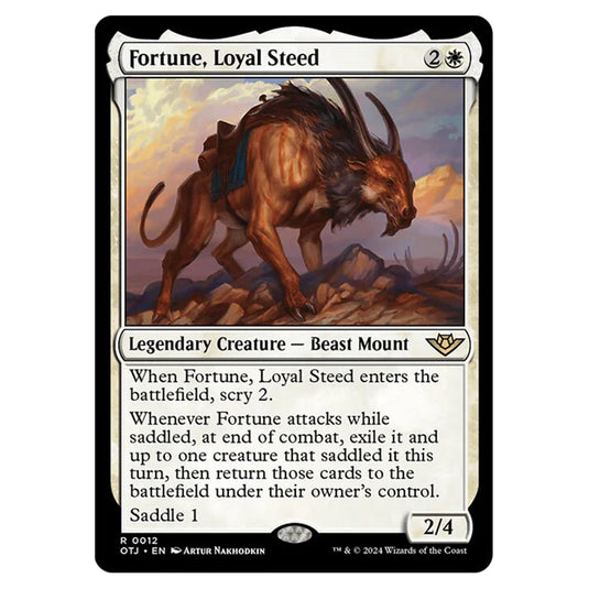 Magic The Gathering - Outlaws of Thunder Junction - Fortune, Loyal Steed - 0012