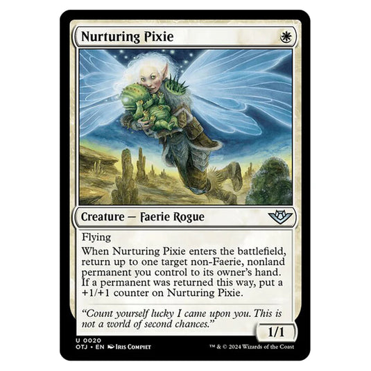 Magic The Gathering - Outlaws of Thunder Junction - Nurturing Pixie - 0020