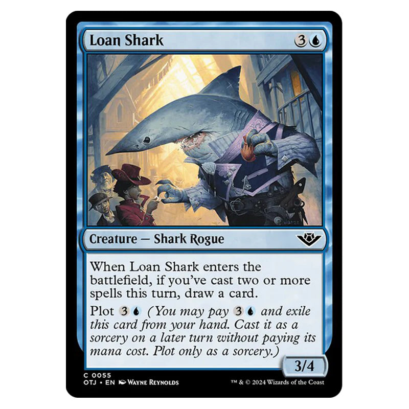 Magic The Gathering - Outlaws of Thunder Junction - Loan Shark - 0055 Magic The Gathering - Outlaws of Thunder Junction - Loan Shark - 0055