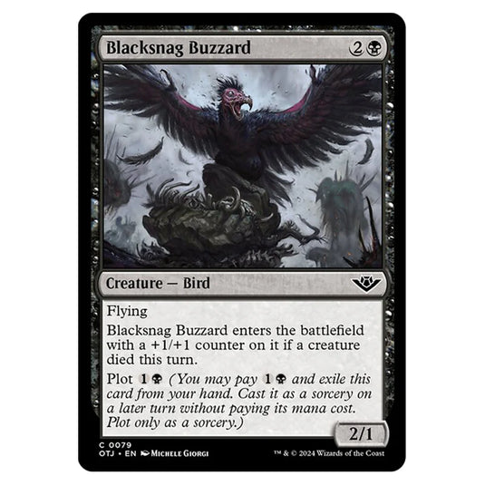 Magic The Gathering - Outlaws of Thunder Junction - Blacksnag Buzzard - 0079