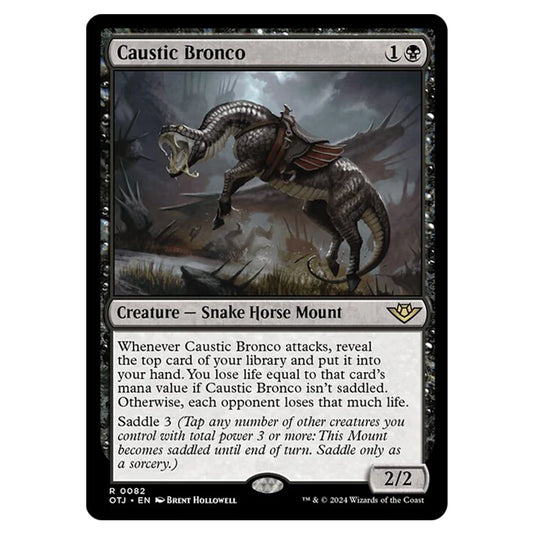 Magic The Gathering - Outlaws of Thunder Junction - Caustic Bronco - 0082