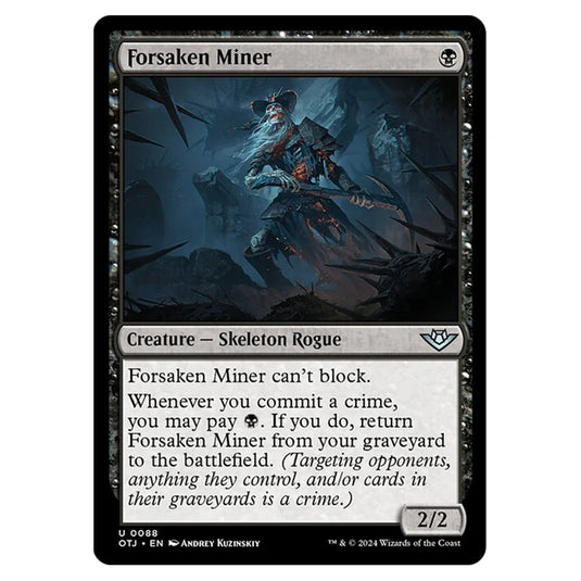 Magic The Gathering - Outlaws of Thunder Junction - Forsaken Miner - 0088