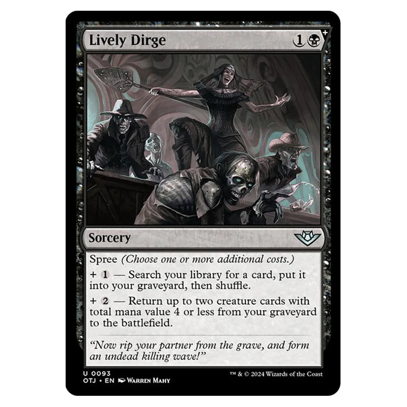 Magic The Gathering - Outlaws of Thunder Junction - Lively Dirge