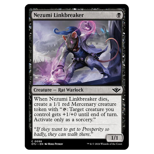 Magic The Gathering - Outlaws of Thunder Junction - Nezumi Linkbreaker - 0096