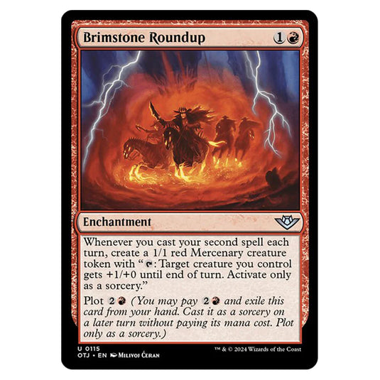 Magic The Gathering - Outlaws of Thunder Junction - Brimstone Roundup - 0115