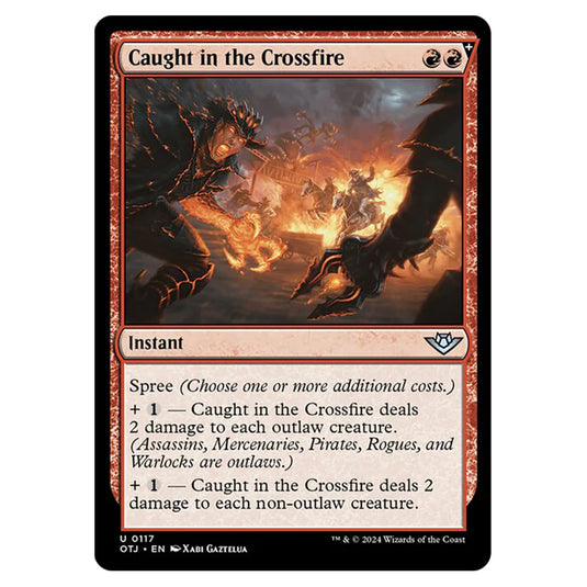 Magic The Gathering - Outlaws of Thunder Junction - Caught in the Crossfire - 0117