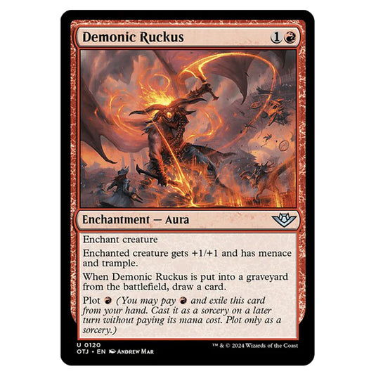 Magic The Gathering - Outlaws of Thunder Junction - Demonic Ruckus - 0120