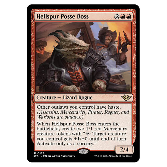 Magic The Gathering - Outlaws of Thunder Junction - Hellspur Posse Boss - 0128