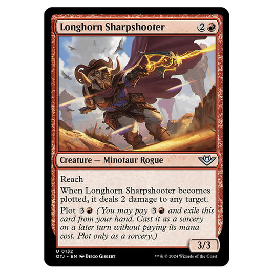Magic The Gathering - Outlaws of Thunder Junction - Longhorn Sharpshooter - 0132
