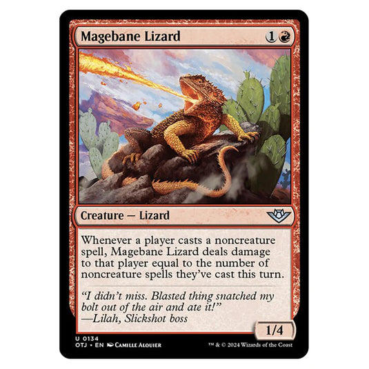 Magic The Gathering - Outlaws of Thunder Junction - Magebane Lizard - 0134