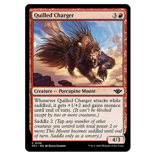 Magic The Gathering - Outlaws of Thunder Junction - Quilled Charger - 0139
