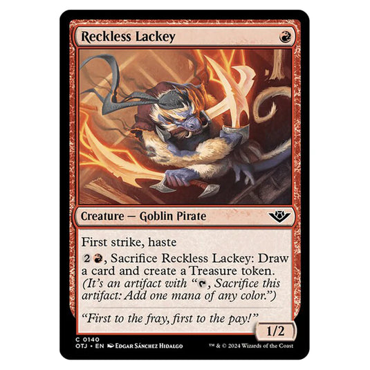 Magic The Gathering - Outlaws of Thunder Junction - Reckless Lackey - 0140