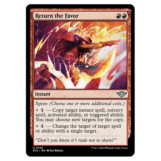 Magic The Gathering - Outlaws of Thunder Junction - Return the Favor - 0142