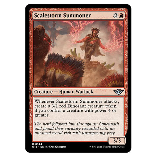 Magic The Gathering - Outlaws of Thunder Junction - Scalestorm Summoner - 0144