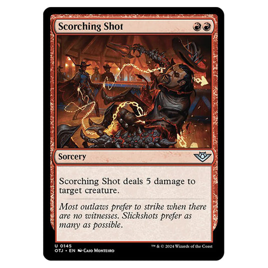 Magic The Gathering - Outlaws of Thunder Junction - Scorching Shot - 0145