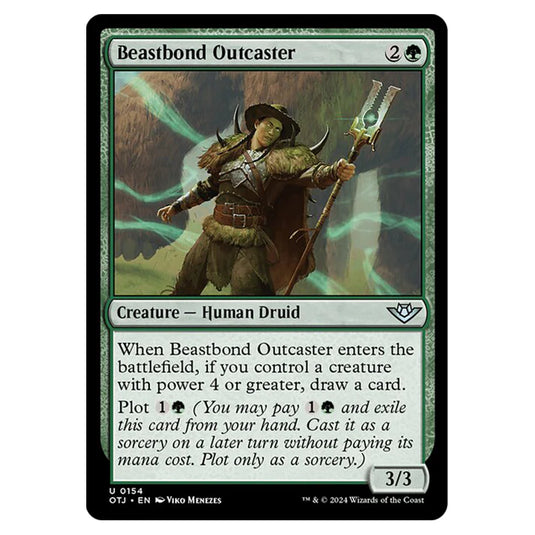Magic The Gathering - Outlaws of Thunder Junction - Beastbond Outcaster - 0154