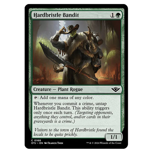Magic The Gathering - Outlaws of Thunder Junction - Hardbristle Bandit - 0168