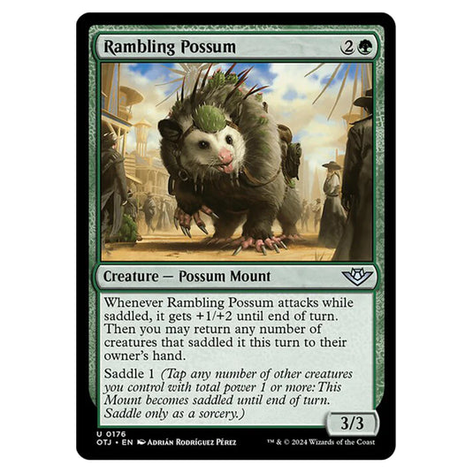 Magic The Gathering - Outlaws of Thunder Junction - Rambling Possum - 0176