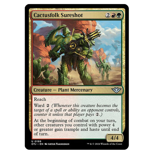 Magic The Gathering - Outlaws of Thunder Junction - Cactusfolk Sureshot - 0199