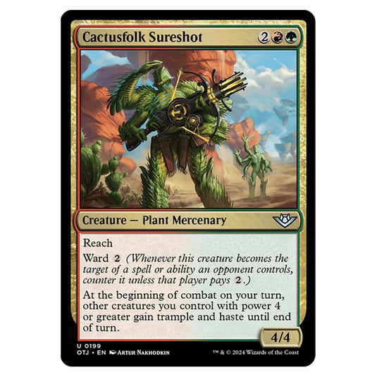 Magic The Gathering - Outlaws of Thunder Junction - Cactusfolk Sureshot - 0199
