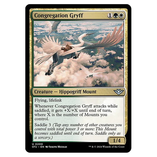 Magic The Gathering - Outlaws of Thunder Junction - Congregation Gryff - 0200