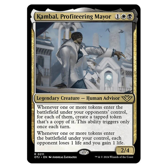 Magic The Gathering - Outlaws of Thunder Junction - Kambal, Profiteering Mayor - 0211