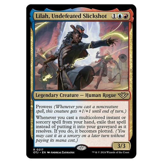 Magic The Gathering - Outlaws of Thunder Junction - Lilah, Undefeated Slickshot - 0217