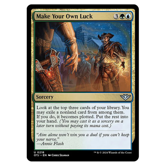 Magic The Gathering - Outlaws of Thunder Junction - Make Your Own Luck - 0218