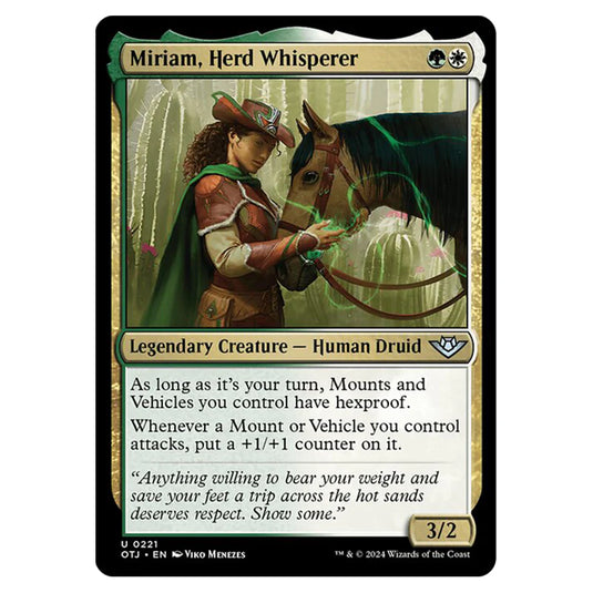 Magic The Gathering - Outlaws of Thunder Junction - Miriam, Herd Whisperer - 0221