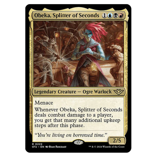 Magic The Gathering - Outlaws of Thunder Junction - Obeka, Splitter of Seconds - 0222