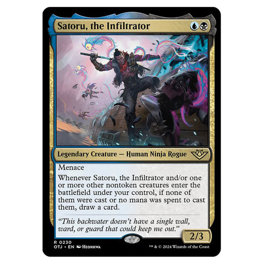 Magic The Gathering - Outlaws of Thunder Junction - Satoru, the Infiltrator - 0230